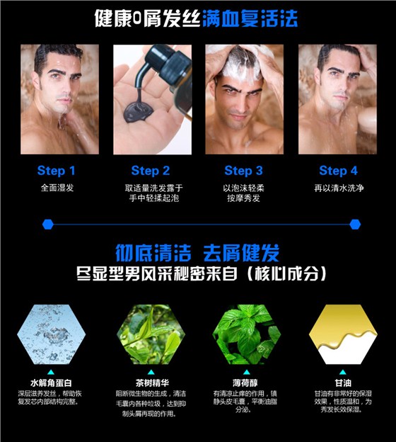 男士洗头水